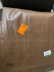 lot 55 image: 12 ft. x 16 ft. BrownSilver Heavy Duty Tarp