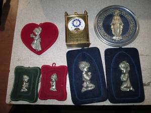 Lot of Pewter Collectible display p...