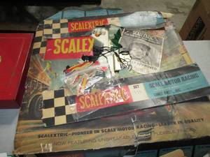 Vintage Scalextric Race track set.....
