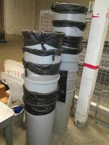 Lot of 14 tall cylinder style, spac...