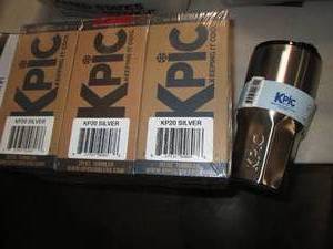 Lot of 6 KPIC silver-toned 20oz Kee...