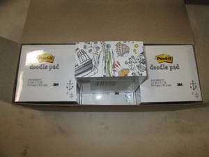 box of 6 doodle pads from 3M, 4500 ...