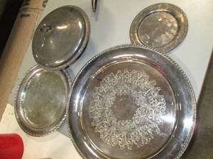 Lot of Silver plated Serving Dishes...
