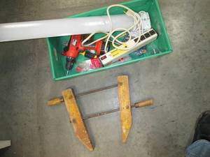 Mail tray containing 2 foot LED sho...