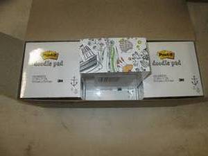 box of 6 doodle pads from 3M, 4500 ...