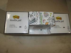 box of 6 doodle pads from 3M, 4500 ...