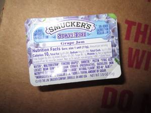 Case of 200 Smuckers 38oz assorted...