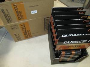 Case of 96 Size C Duracell batter...