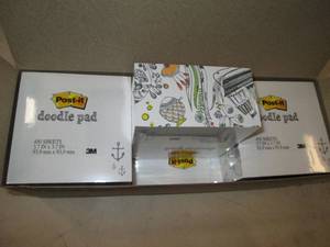 box of 6 doodle pads from 3M, 4500 ...