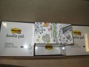 box of 6 doodle pads from 3M, 4500 ...