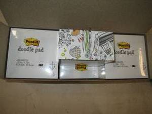 box of 6 doodle pads from 3M, 4500 ...