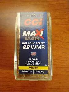 50 Rounds .22 Mag Hollow Point Ammunition