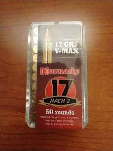 50 Rounds 17 V-Max Ammunition