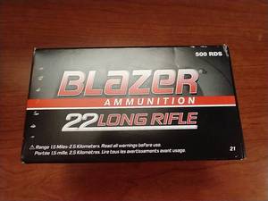 500 Rounds .22 Ammunition