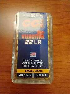 50 Rounds .22 Hollow Point Hunting Ammunition