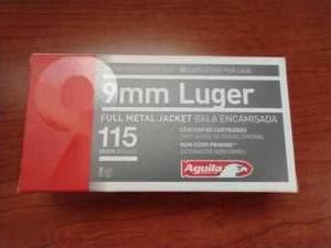50 Rounds 9mm FMJ Ammunition