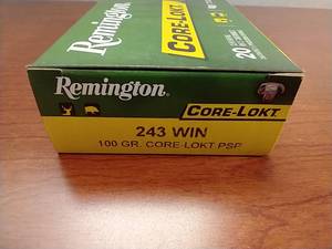 20 Rounds .243 Pointed Soft Point Ammunition