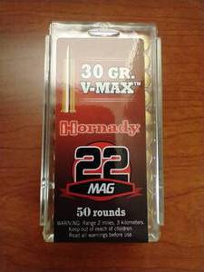 50 Rounds .22 Mag Ammunition