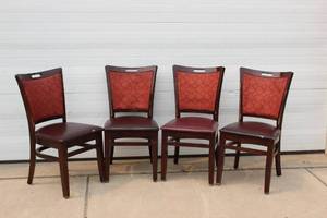 Restaurant Chairs Lot Of 4 Chairs