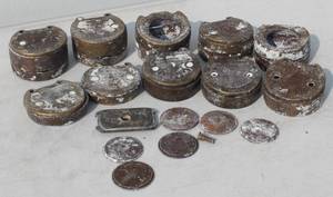 Dental Copper Flasks Lot
