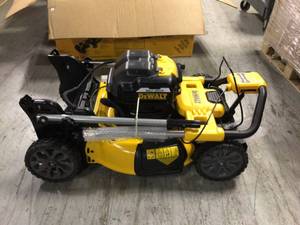 lot 12 image: 21.5 in. 20-Volt MAX Lithium-Ion Cordless Battery Walk Behind Self Propelled Mower by DEWALT (working condition) review pictures