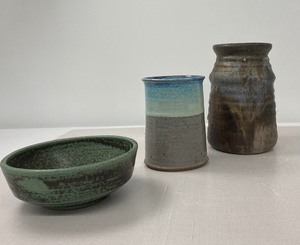Three Pieces of Beautiful Studio Pottery