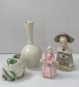 Lenox Vase, Royal Doulton and other Porcelain Pieces