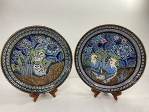 Two Beautiful El Palomar Collectible Plates for Display - from Mexico