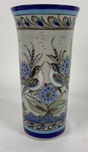 Hand Painted Mexican Vase