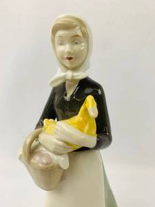 Two Handmade Porcelain Figurines