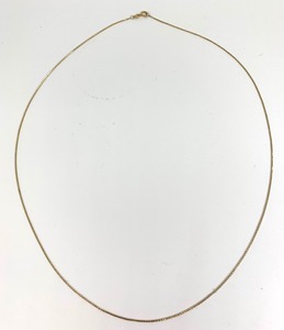 14K Yellow Gold Chain Necklace, 20.25 Long