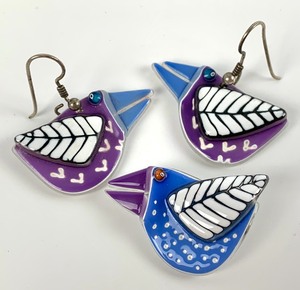 Very Fun Whimsical Contemporary Hand-Made Glass Animal Jewelry
