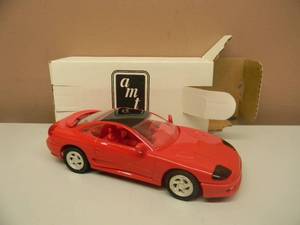 ERTL AMT 1991  DODGE STEALTH RT TURBO 125 SCALE PLASTIC DEALER MODEL CAR - RED - IN BOX - SEE PICTURES