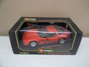 Burago 1997 Chevrolet Corvette 118 Scale Die-Cast - IN BOX - SEE PICTURES