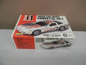 LINDBERG ISMA SUPER CAR SERIES CORVETTE ZR-1 132 SCALE MODEL KIT - NEW IN BOX - SEE PICTURES