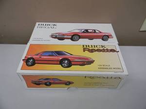 2 BUICK 124 SCALE PRE ASSEMBLED MODELS - REATTA & REGAL - IN BOX - SEE PICTURES