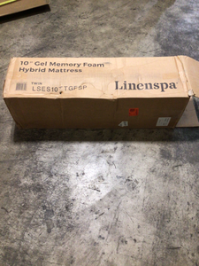 10 Gel Memory Foam Hybrid Mattress (TWIN) see pictures