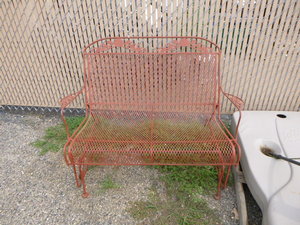 Metal Outdoor Bench