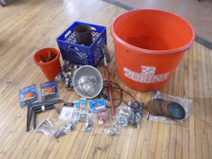 Large Tub of Garage Items