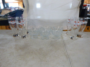 Beer Glasses and Ice Cream Dishes