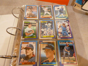 3-Ring Binder Full of Baseball Cards