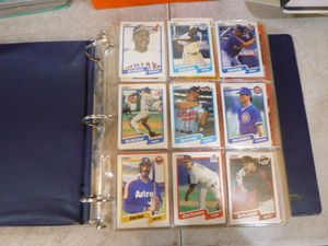 3-Ring Binder Full of Baseball Cards