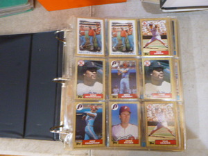 3-Ring Binder Full of Baseball Cards