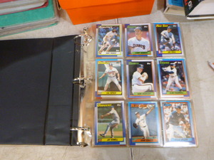 3-Ring Binder Full of Baseball Cards