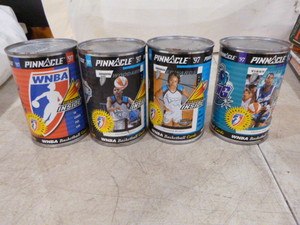 4 Cans of 1997 Pinnacle WNBA Basketball Cards
