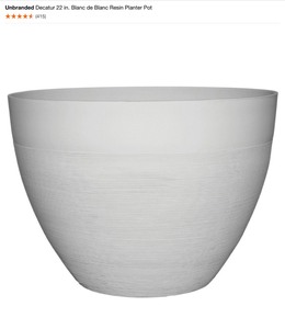 lot 5 image: OutdoorIndoor Planters, Pots, & More Various Conditions & Sizes. See Pictures
