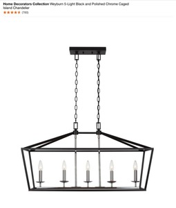 lot 28 image: Home Decorators Collection & LNC Chandeliers. Various Kinds & Conditions. See Pictures