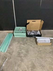 lot 33 image: Assorted Wire Rack Shelving. Various Kinds, Brands & Conditions. See Pictures