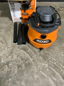 lot 46 image: RIDGID 16 Gal. 6.5-Peak HP NXT WetDry Shop Vacuum with Detachable Blower, Filter, Hose and Accessories
