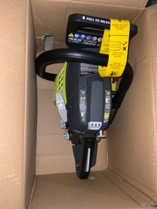 lot 48 image: RYOBI 14 in. 37cc 2-Cycle Gas Chainsaw